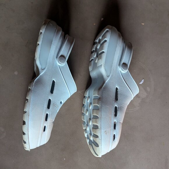 Zara AIR CHAMBER CLOGS Blue | US Size  5½ (9.5 INCHES) - Picture 5 of 16